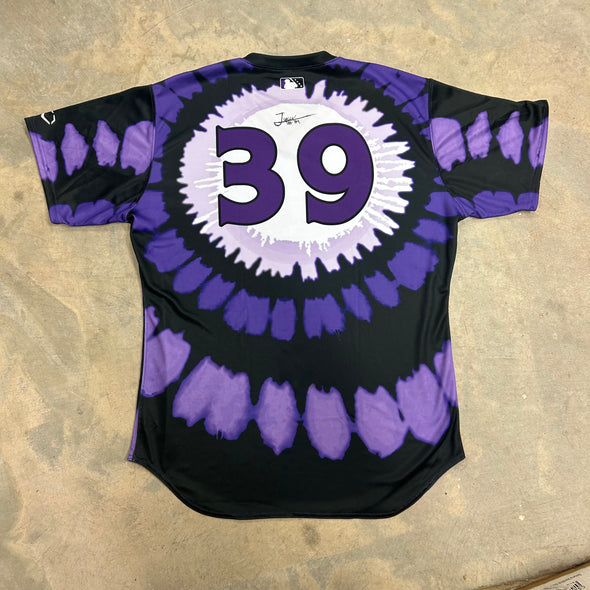 Delmarva Shorebirds EVOSHEILD Go Purple Game Worn Jerseys