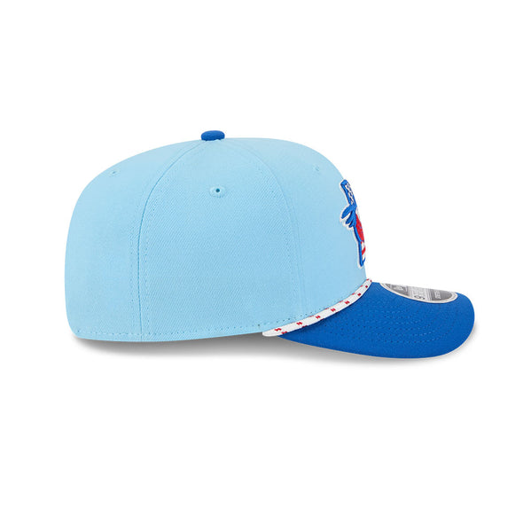 Delmarva Shorebirds New Era 9SEVENTY 2025 4th of July Stretch-Snap