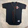 Delmarva Shorebirds Rawlings 2025 Team Issued Black Jerseys