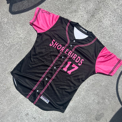 Delmarva Shorebirds Evoshield 2025 On-Field Flock for a Cure Jersey