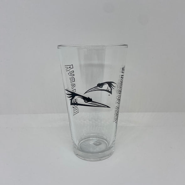 Delmarva Shorebirds Logo Brands 16oz Gameday Pint Glass