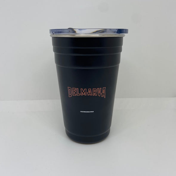 Delmarva Shorebirds Logo Brands 20oz Powder Coat Tumbler