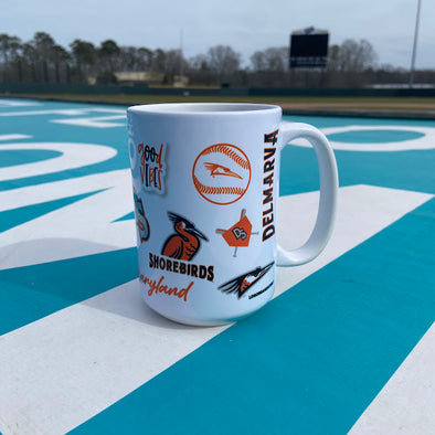 Delmarva Shorebirds Logo Brands Native Mug