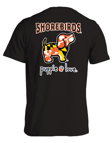 Delmarva Shorebirds Puppie Love Maryland Flag Tee