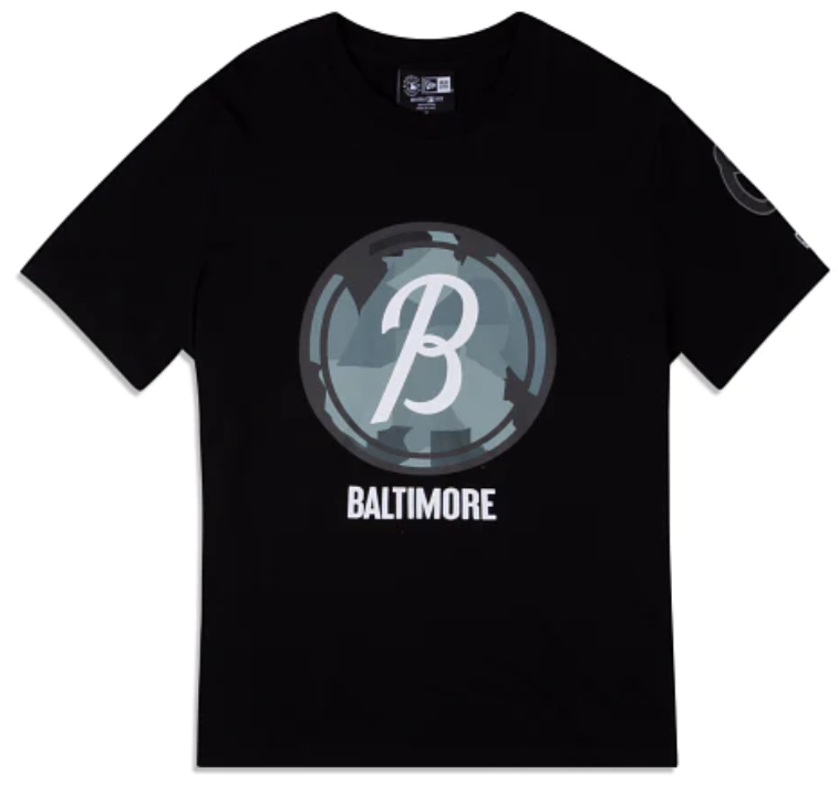 Baltimore Orioles New Era 2023 City Connect Big & Tall T-Shirt - Black