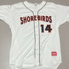 Delmarva Shorebirds 2023 Rawlings Authentic Game Used Home White Jersey