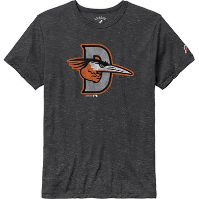 Delmarva Shorebirds L2 Road Logo Victory Falls Tee