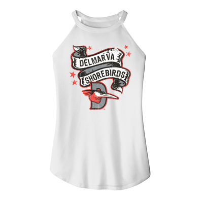 Delmarva Shorebirds 108 Stitches Ladies Rockabilly Rocker Tank