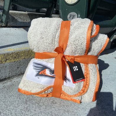 Delmarva Shorebirds Frosty Fleece Blanket