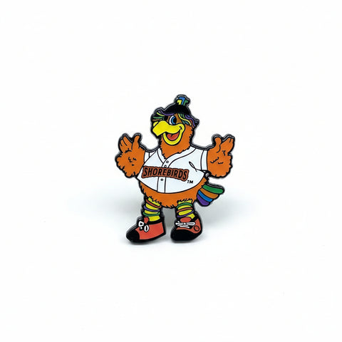Delmarva Shorebirds Sherman Pin